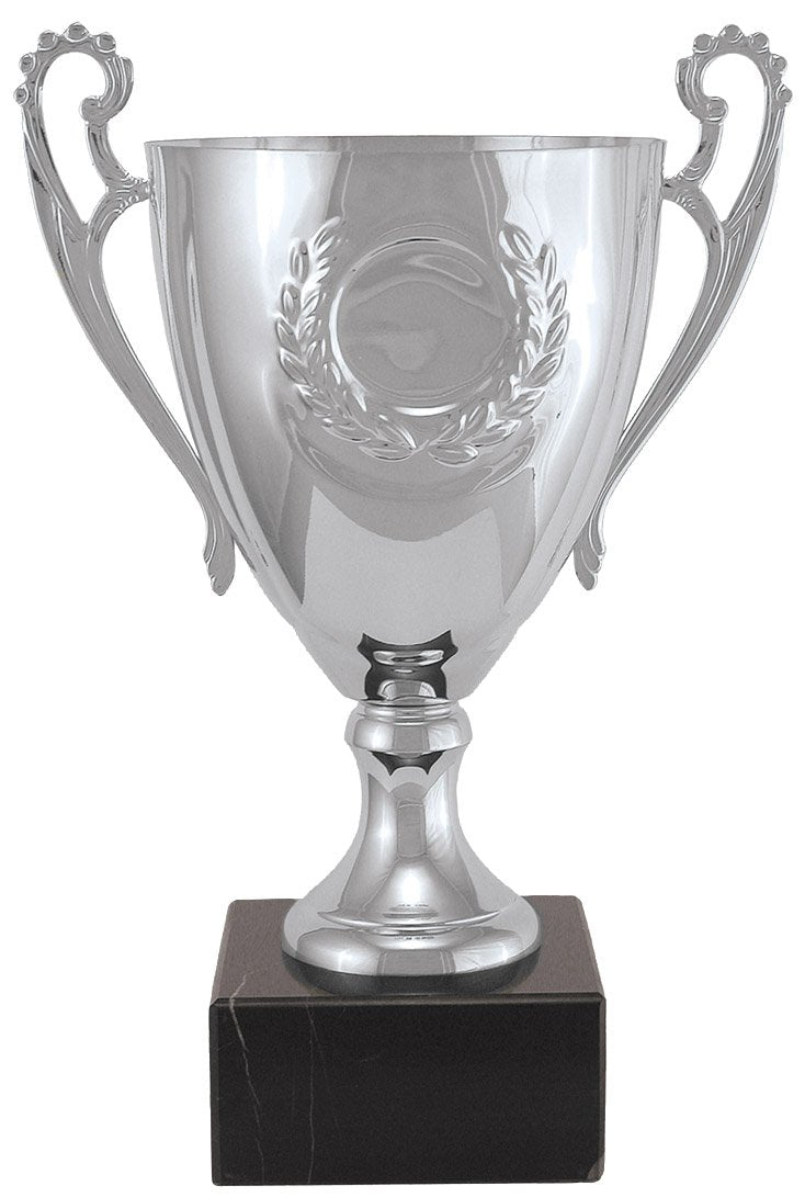 Laurel Wreath Insert Cup Trophy – Silver / 13"