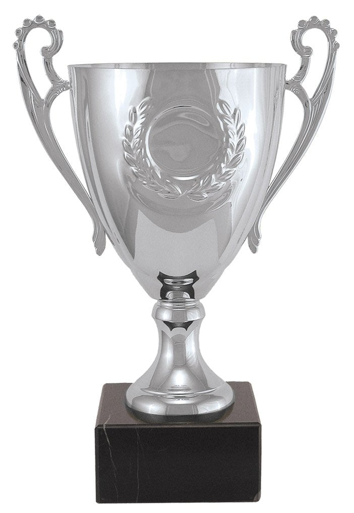 Laurel Wreath Insert Cup Trophy – Silver / 11½"