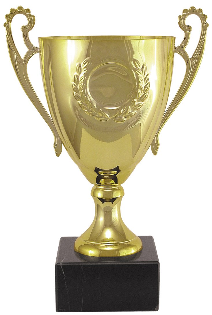 Laurel Wreath Insert Cup Trophy – Gold / 13"