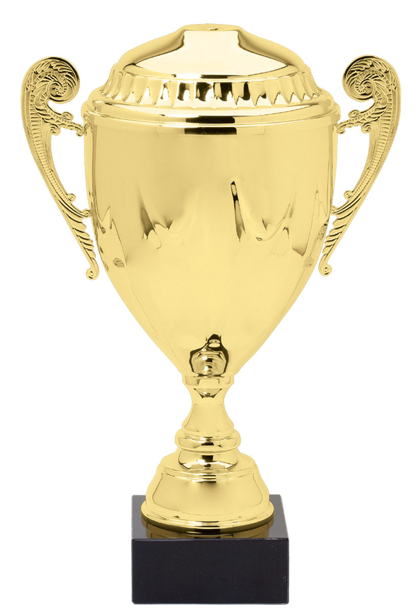 Gold Italian Cup Trophy with Lid – 23"