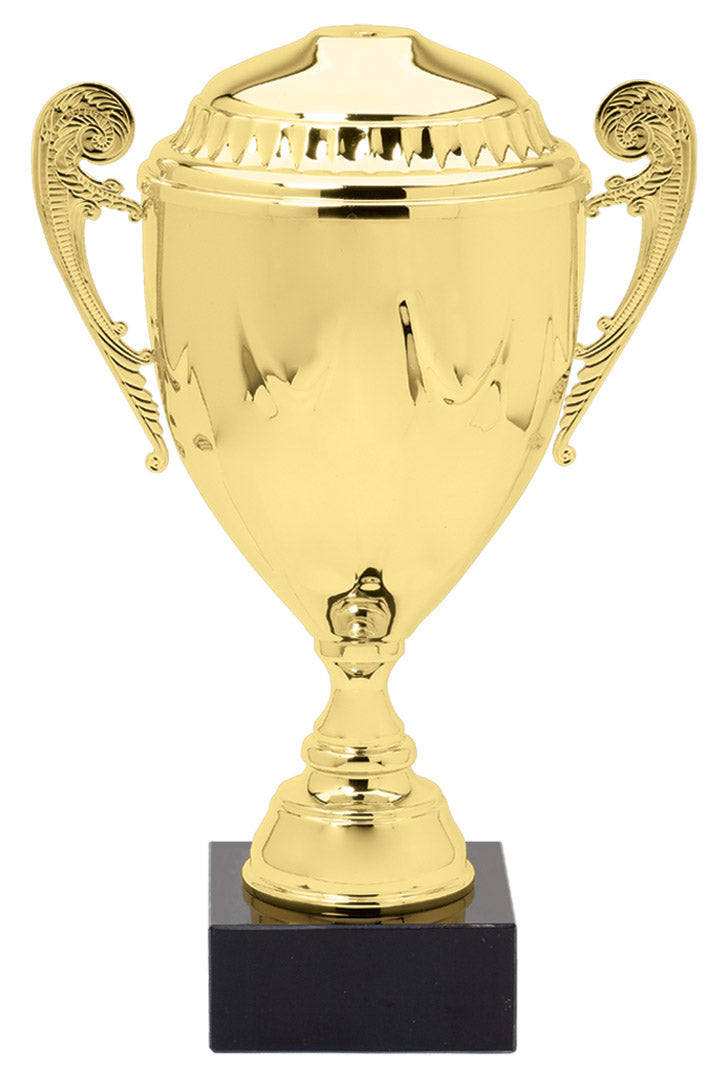 Gold Italian Cup Trophy with Lid – 21"