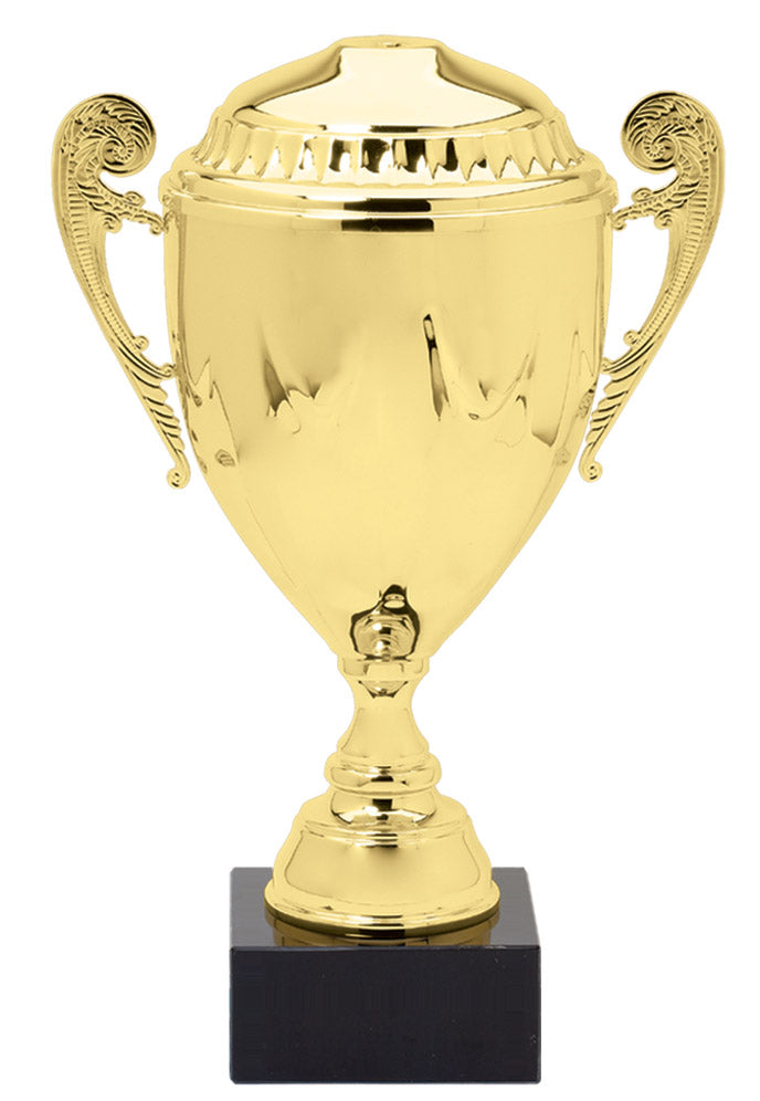 Gold Italian Cup Trophy with Lid – 19½"