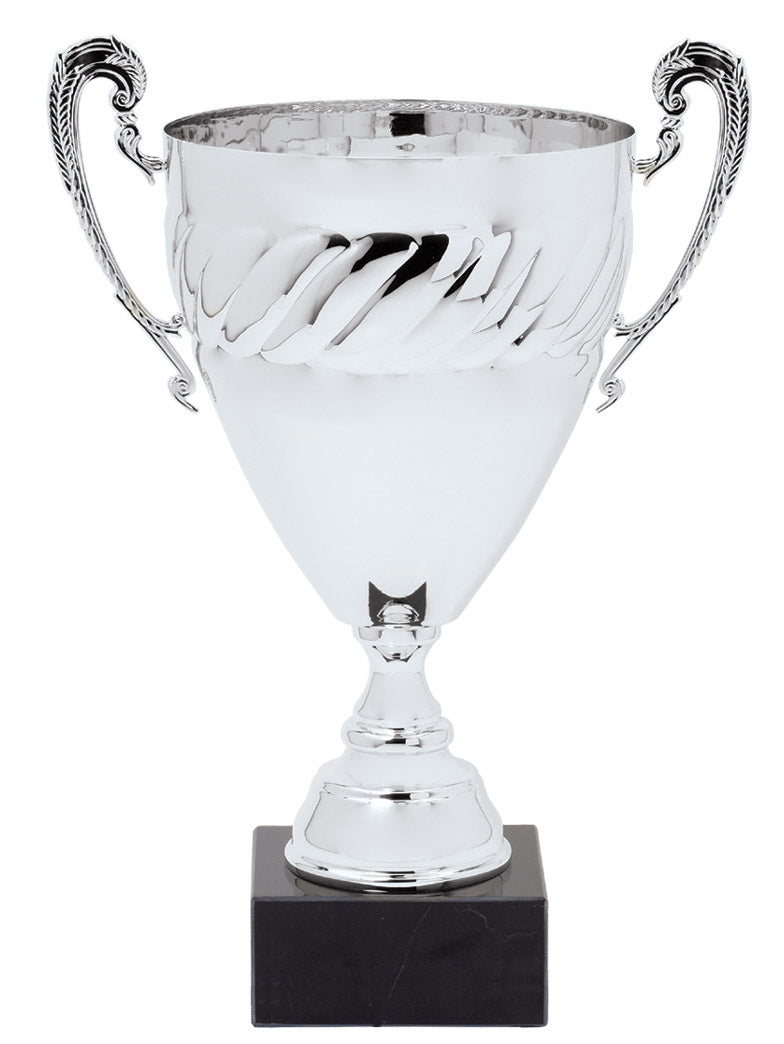 Silver Swirl Italian Cup Trophy – 19¼"