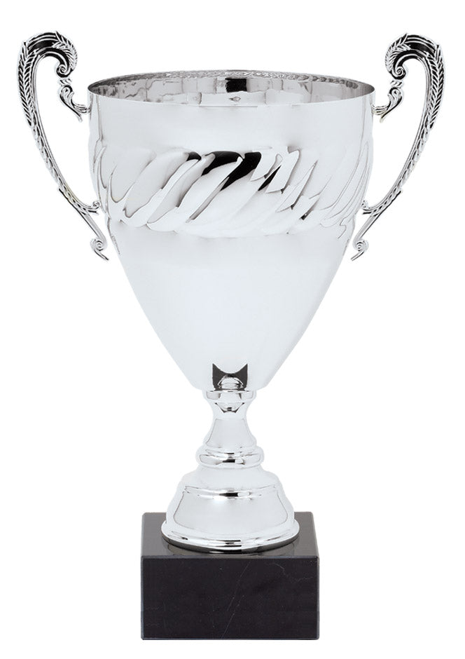 Silver Swirl Italian Cup Trophy – 18½"