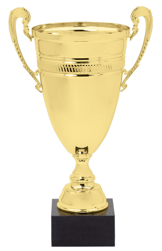 Classic Banded Italian Cup Trophy – Gold / 20½"