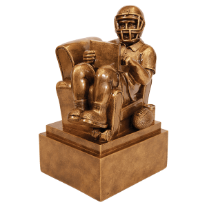 Fantasy Football Man In Chair Resin 9"