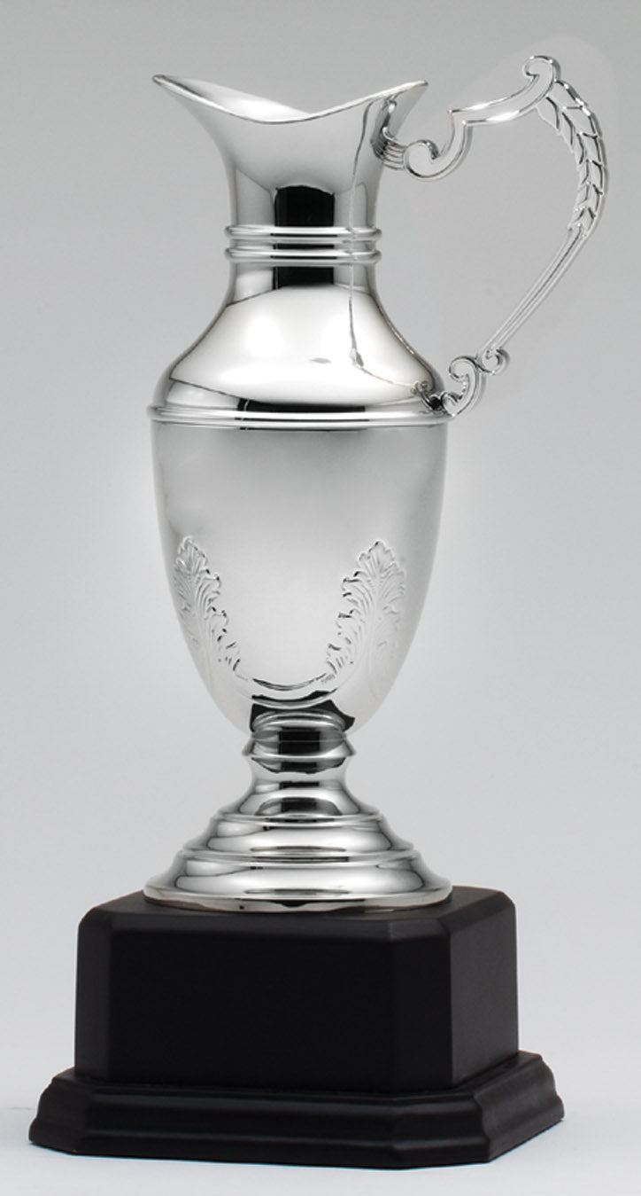 Nickel Plated Claret Jug Trophy – 8¾"