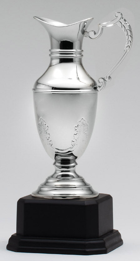 Nickel Plated Claret Jug Trophy – 12½"