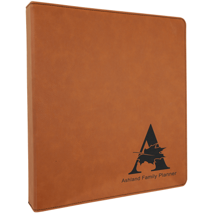 Rawhide leatherette ring binder