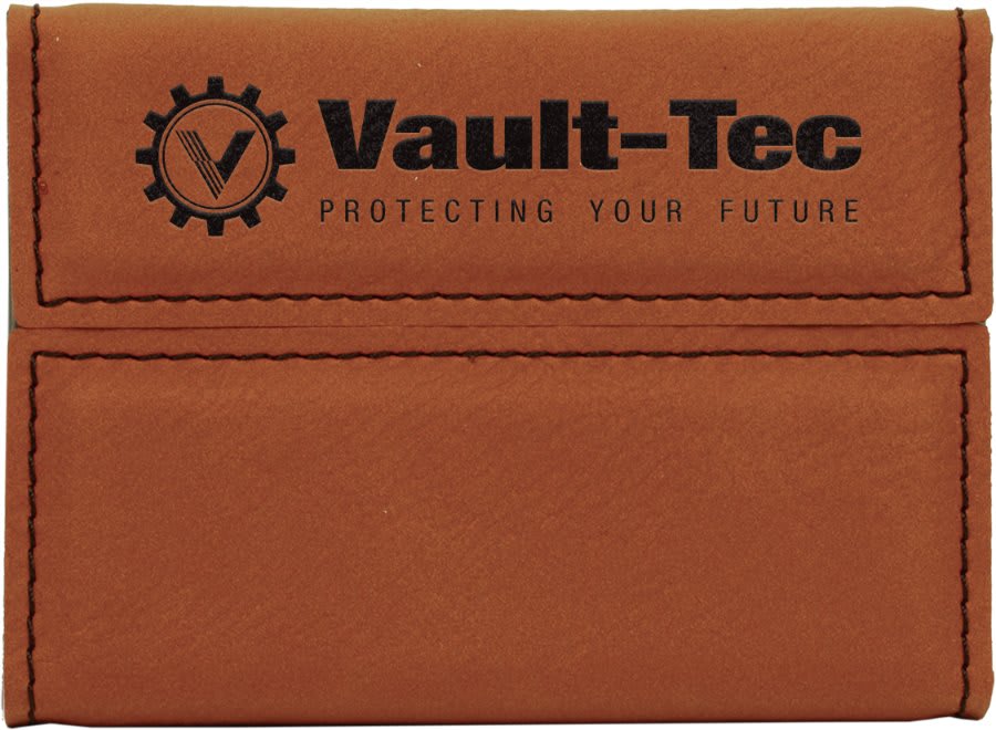 Rawhide Leatherette Business Card Holder