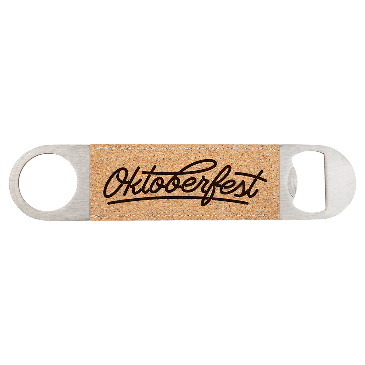 Personalized cork cork 7 inch bottle opener