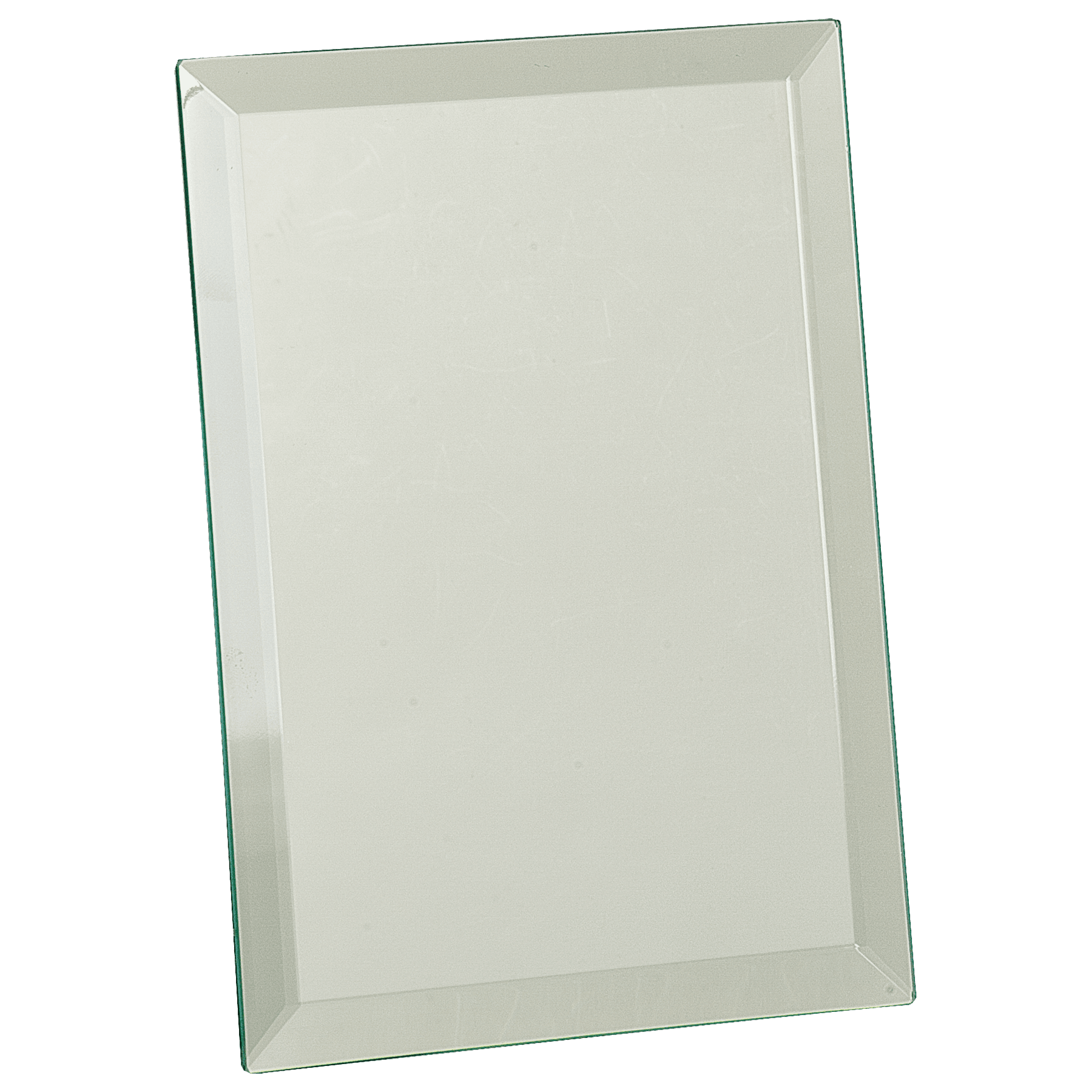 6" x 8" Clear Glass Mirror Plaque