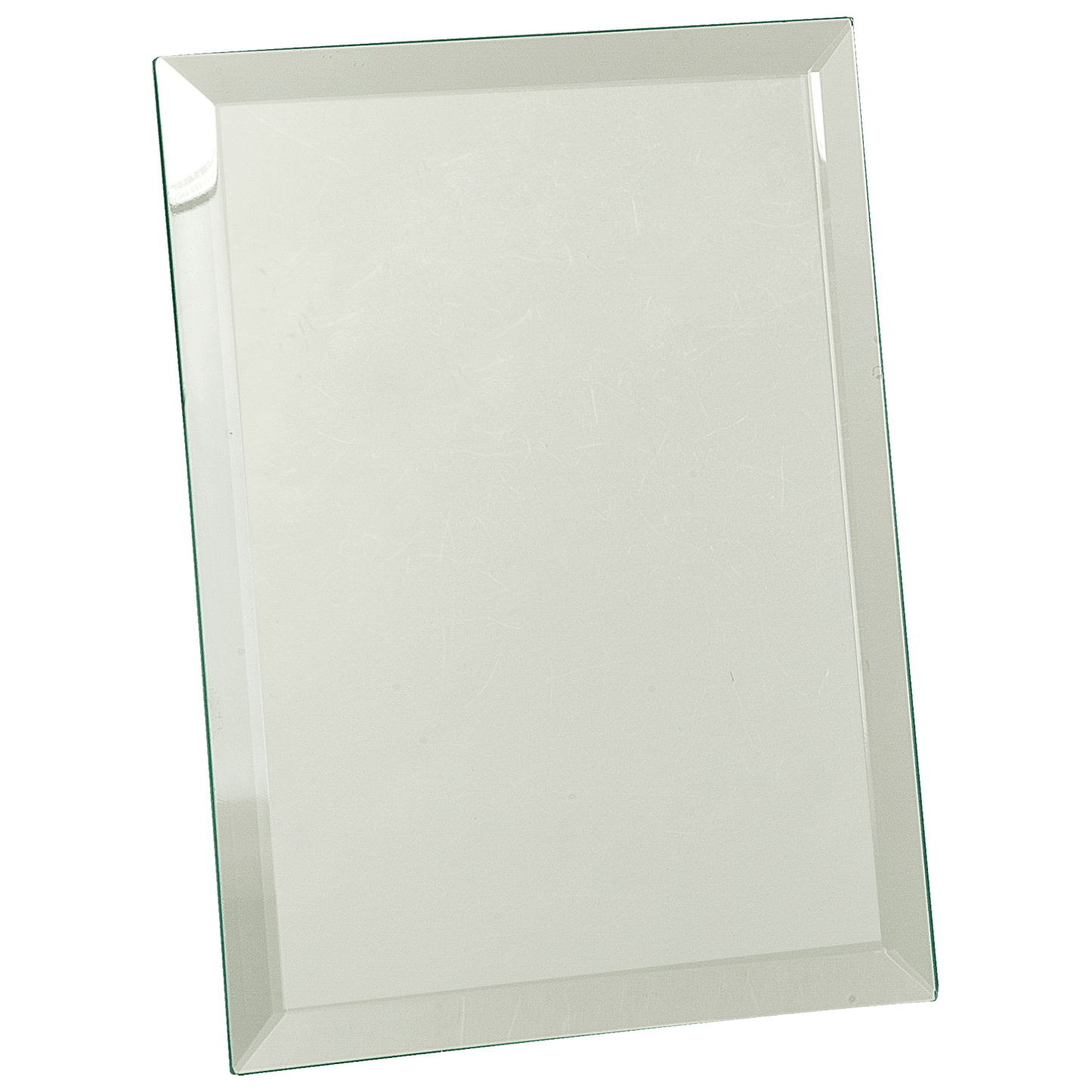 7" x 9" Clear Glass Mirror Plaque