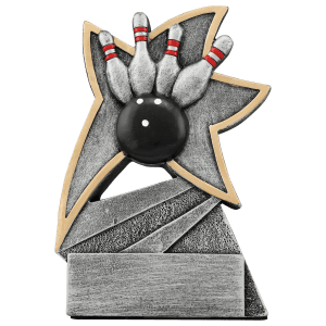 Bowling Jazz Star Resin trophy