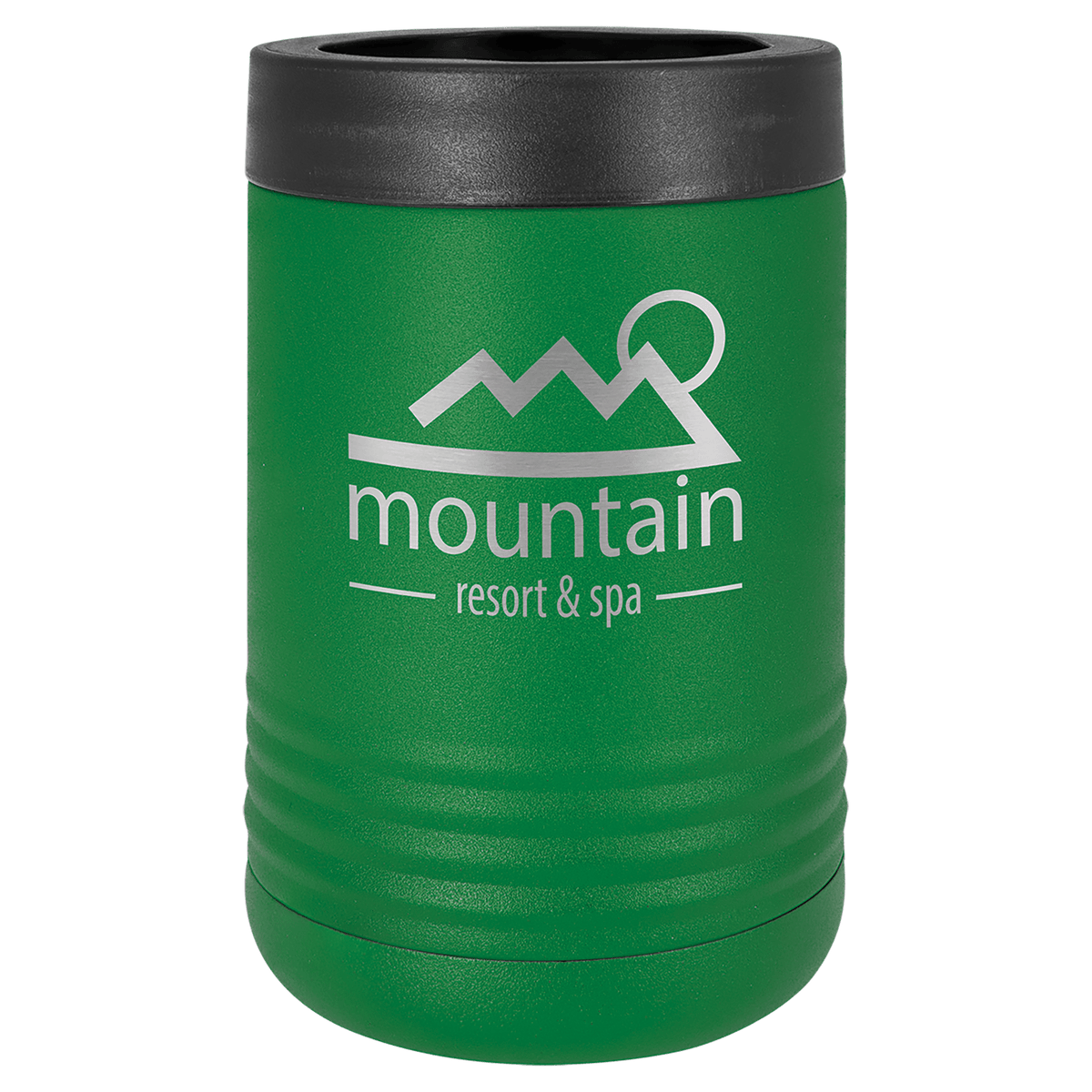 Personalized insulated can cooler in green