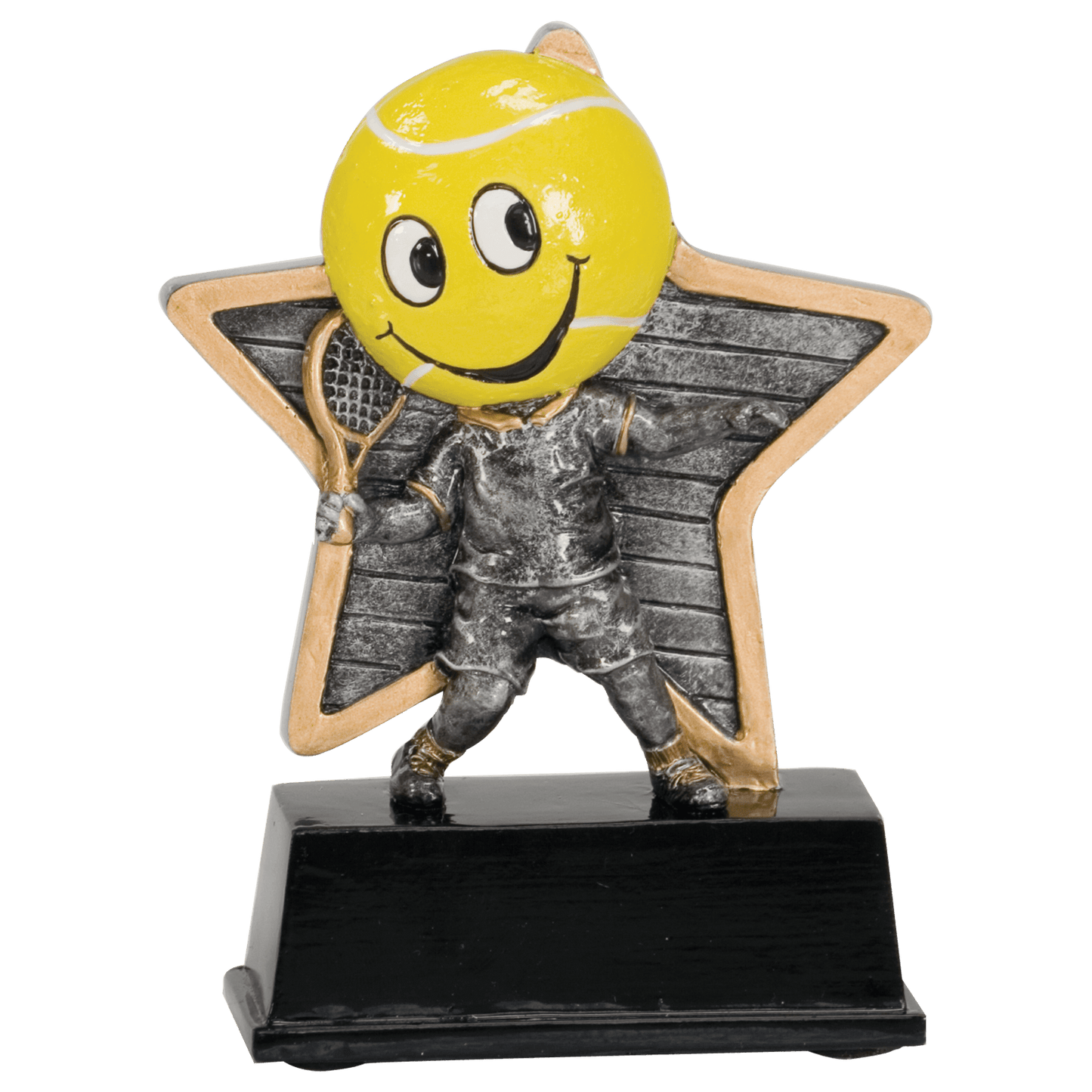 5" Tennis Little Pal full-color resin award