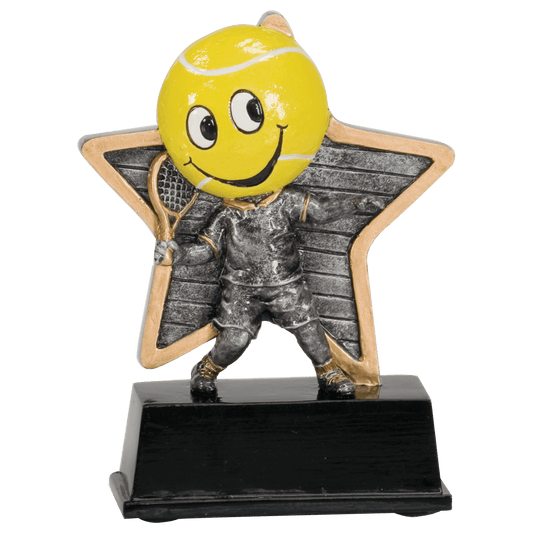 5" Tennis Little Pal full-color resin award