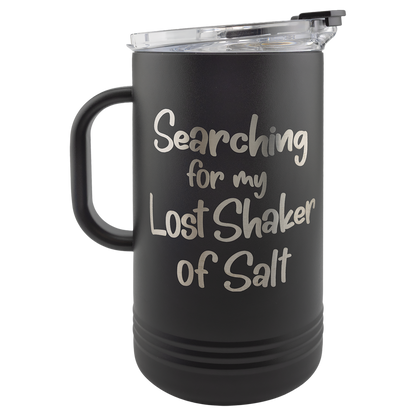 Personalized 64 oz matte black insulated pitcher, engraved