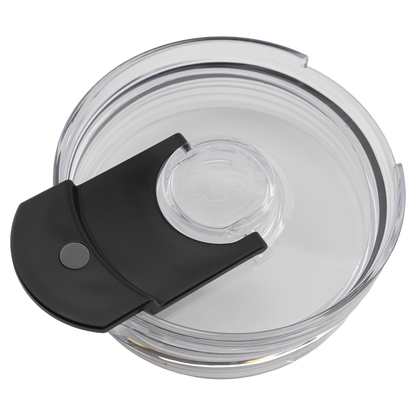 Top view of the insulated pitcher clear lid and pour spout
