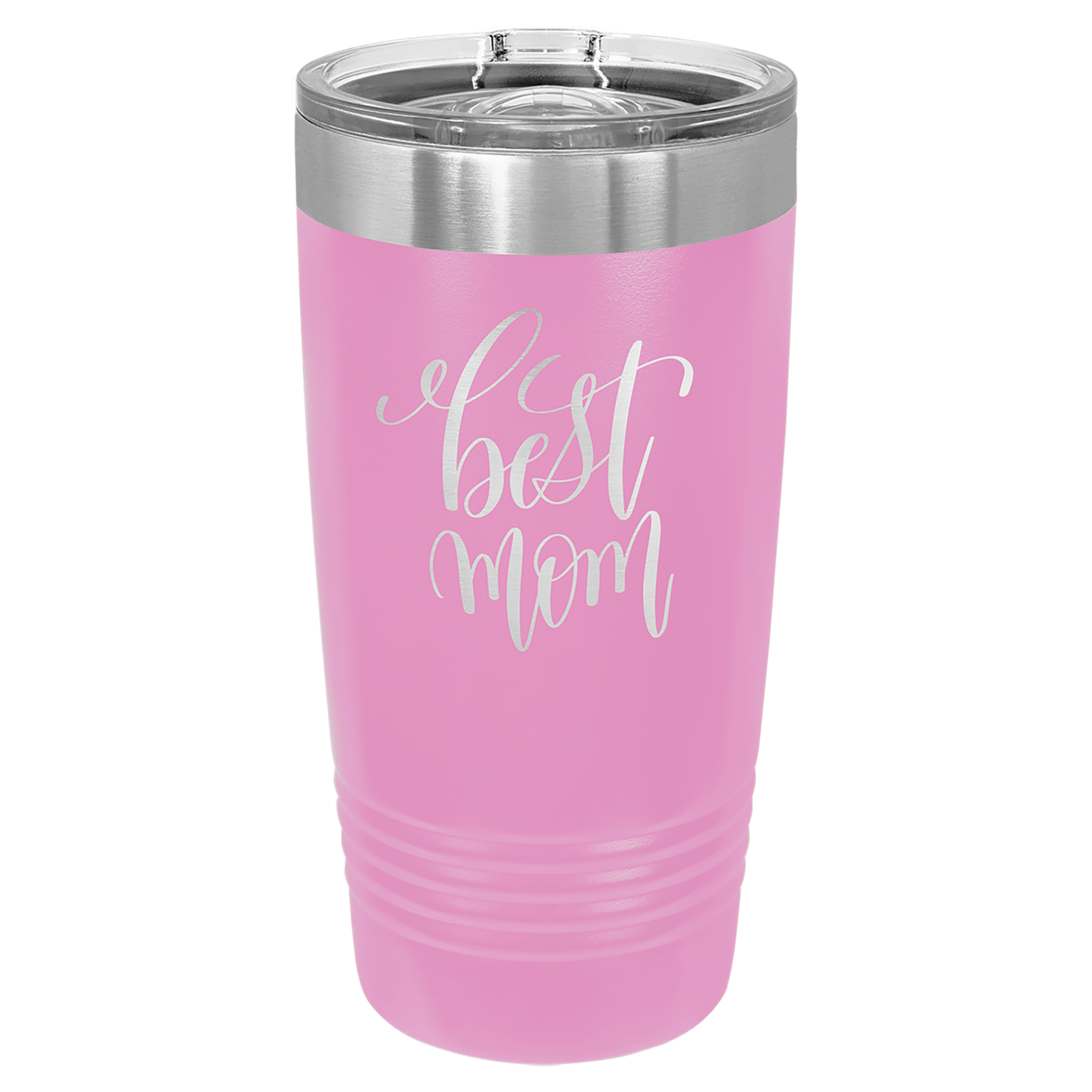 Light Purple 20 oz stainless steel ringneck tumbler with slider lid