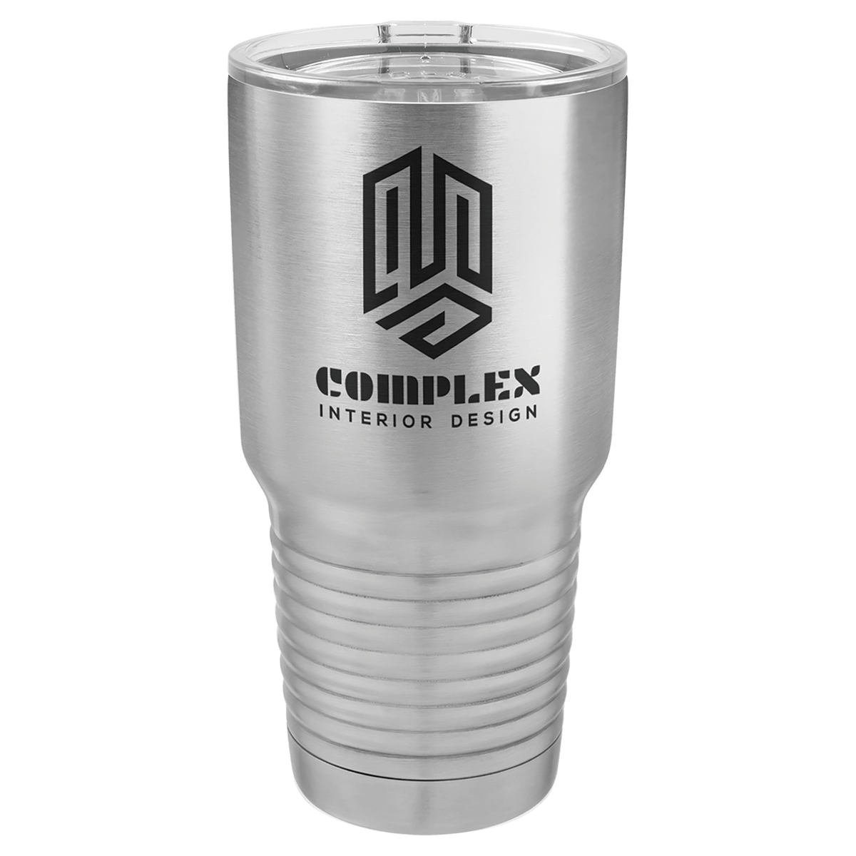 Personalized 30 oz insulated ringneck tumbler in stainless steel