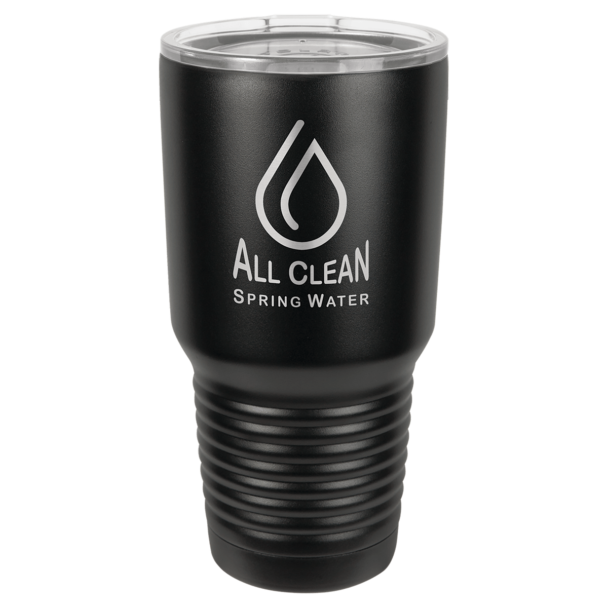 Personalized 30 oz insulated ringneck tumbler in black (no ring)