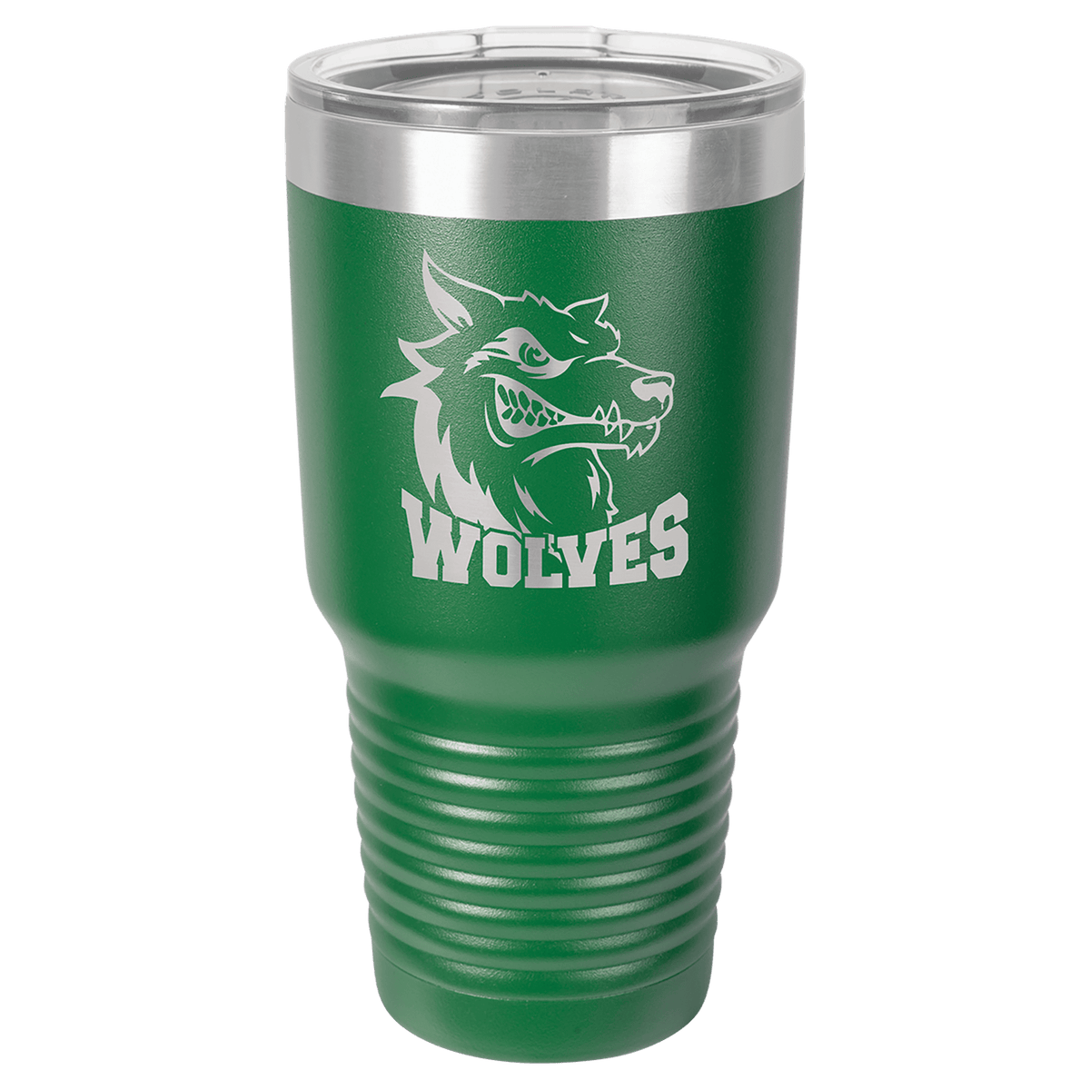 Personalized 30 oz insulated ringneck tumbler in green