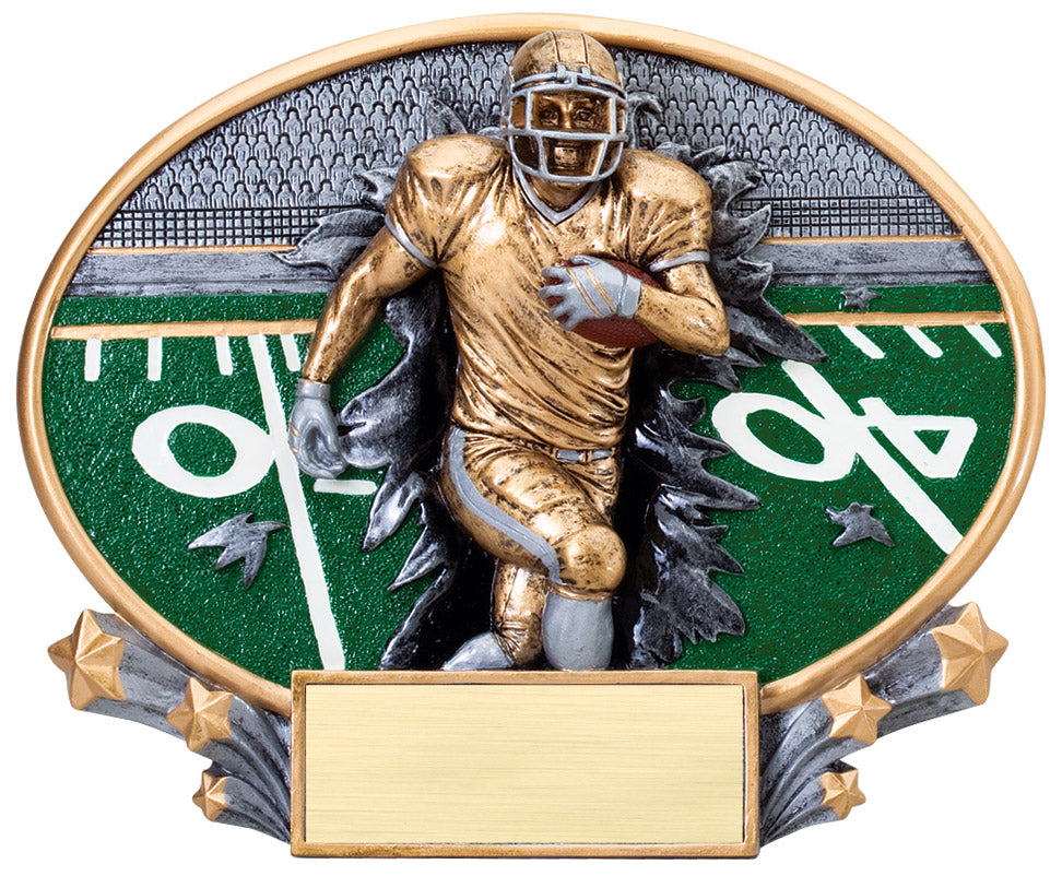Burster Oval Football Award
