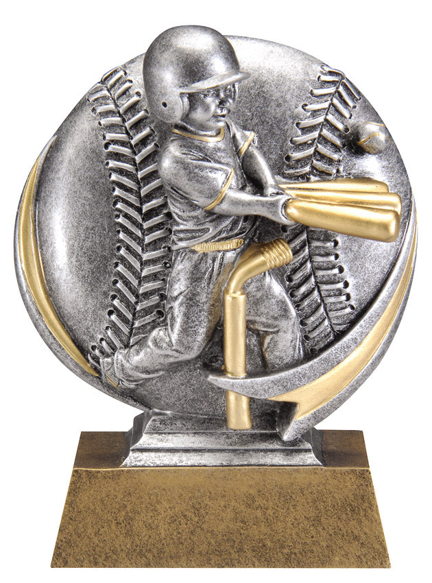 Motion Xtreme T-Ball Award - Boy with engraving plate, Townline Trophy & Design