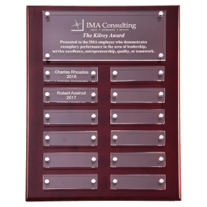 Rosewood High Lustre Perpetual Plaque Magnetic Acrylic Plates
