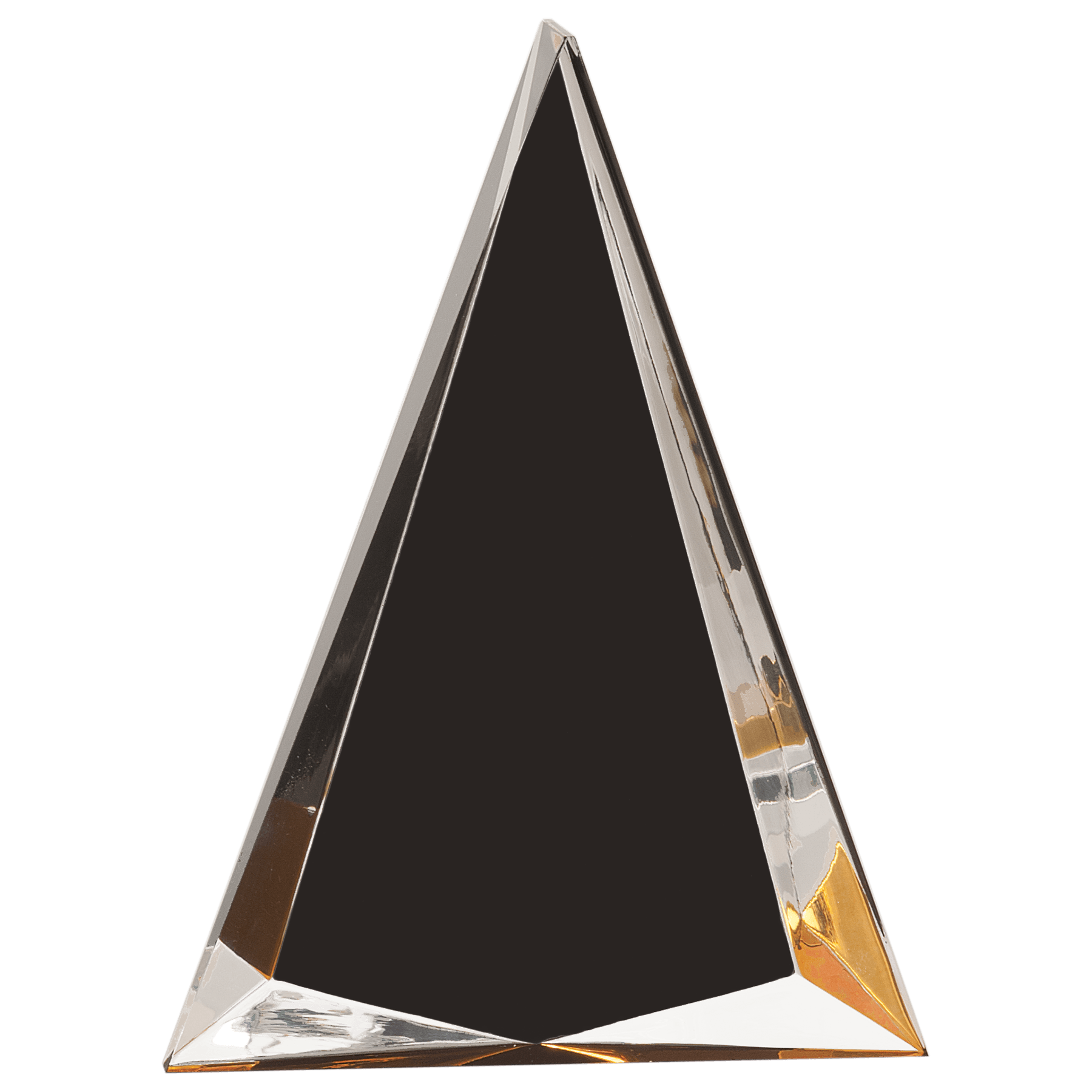 6" x 8" Black/Gold Pinnacle Acrylic