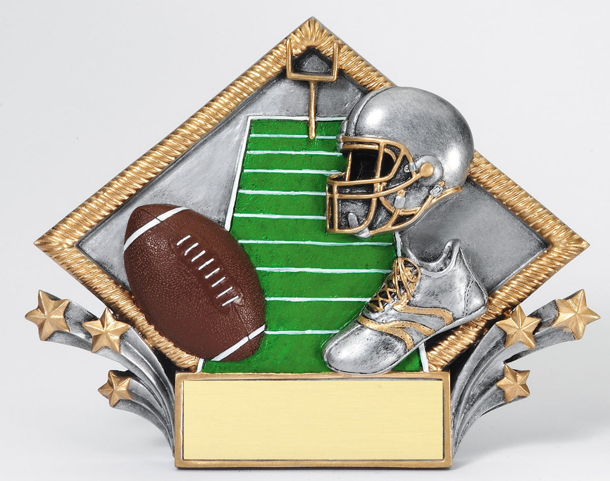 Diamond Plate Football Award