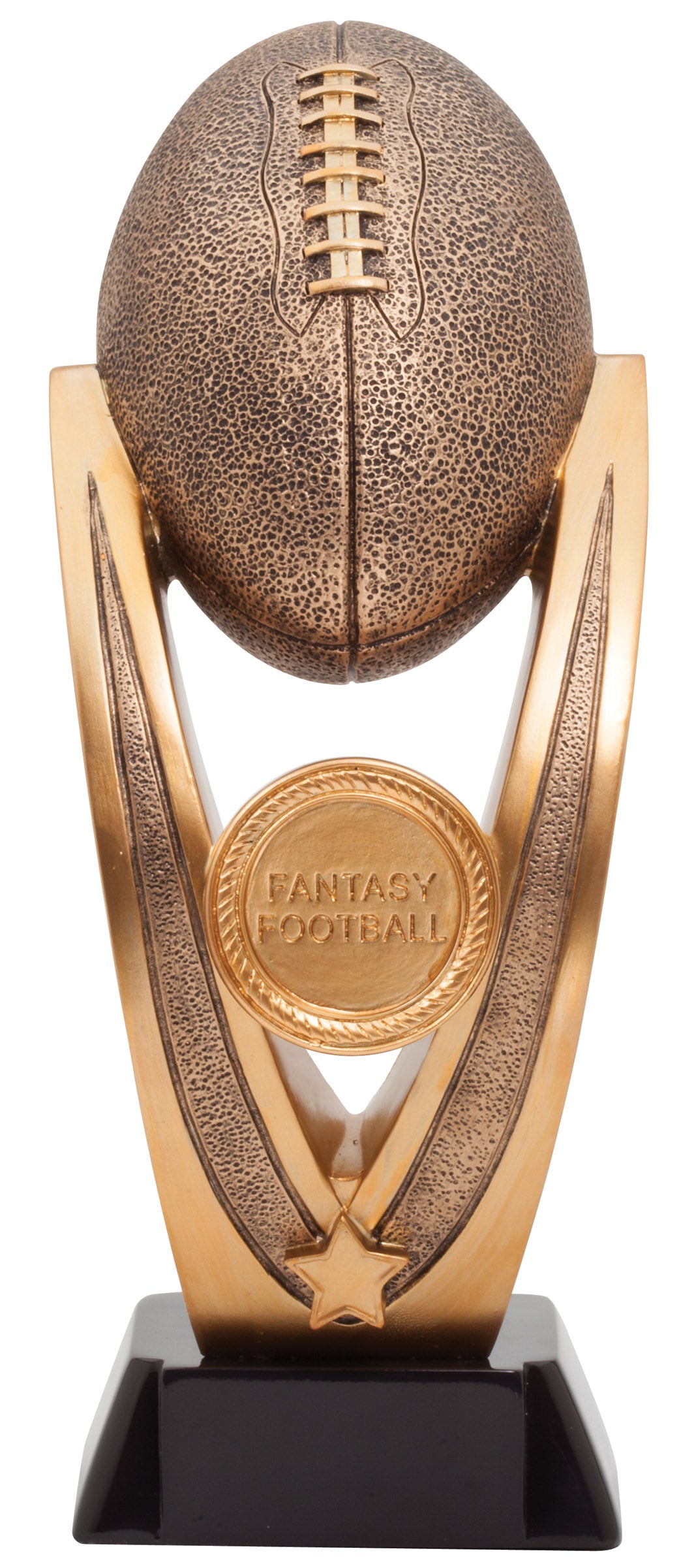 Fantasy Football Tower Trophy with Logo Insert, 14 1/2 inch