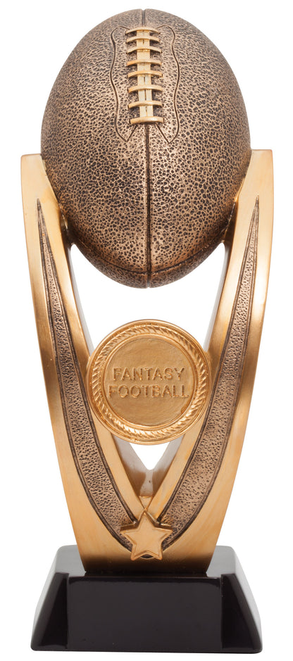 Fantasy Football Tower Trophy with Logo Insert, 14 1/2 inch
