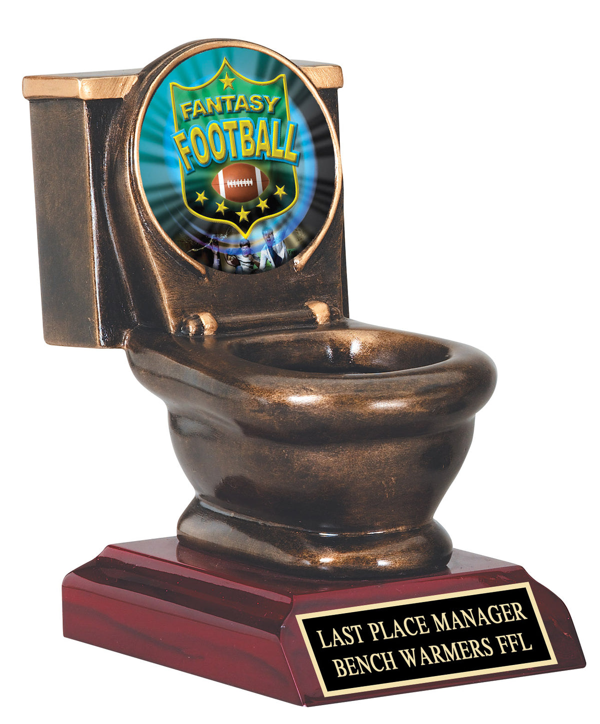 Fantasy Football Last Place Toilet Trophy