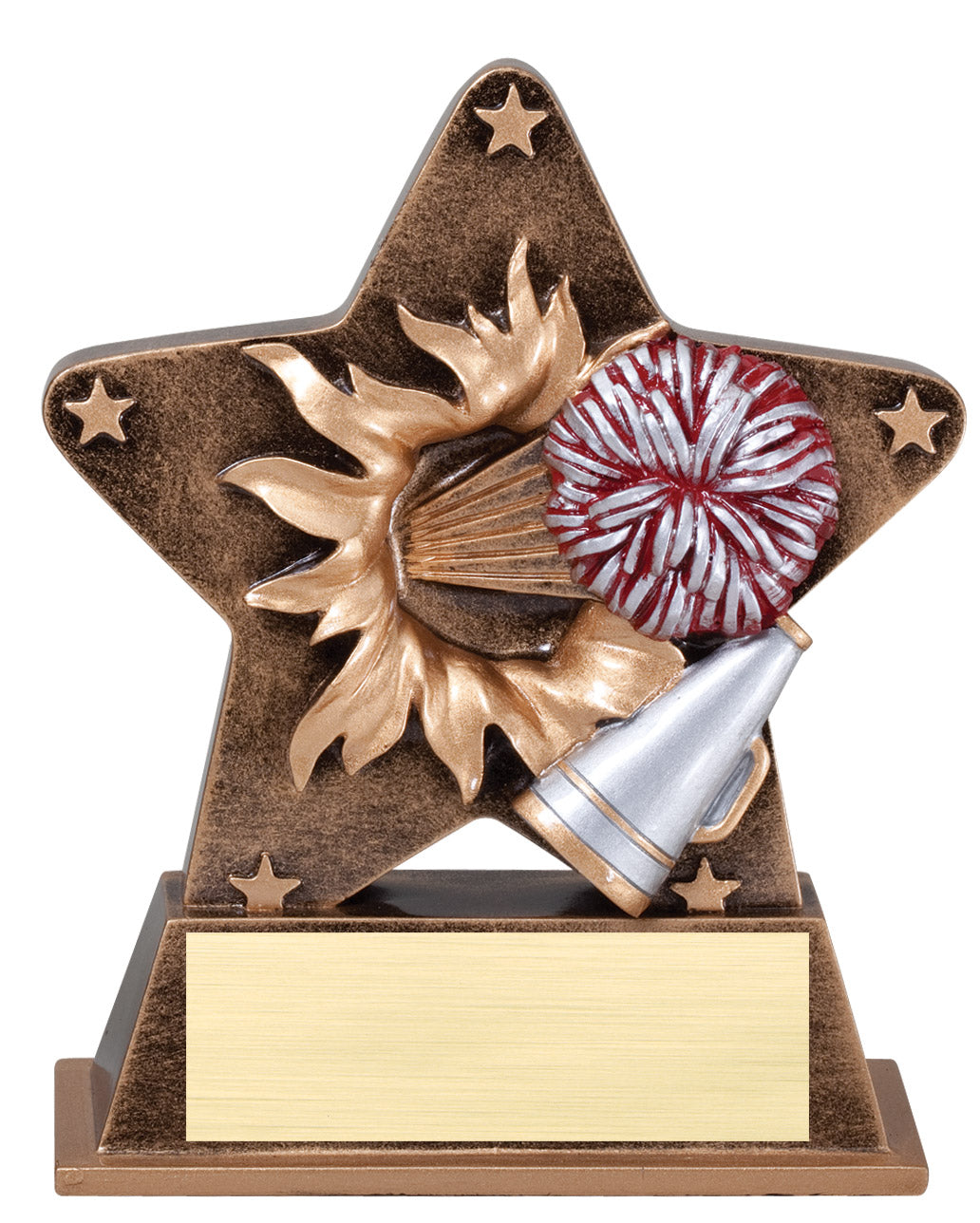 Starburst Cheer Resin Trophy