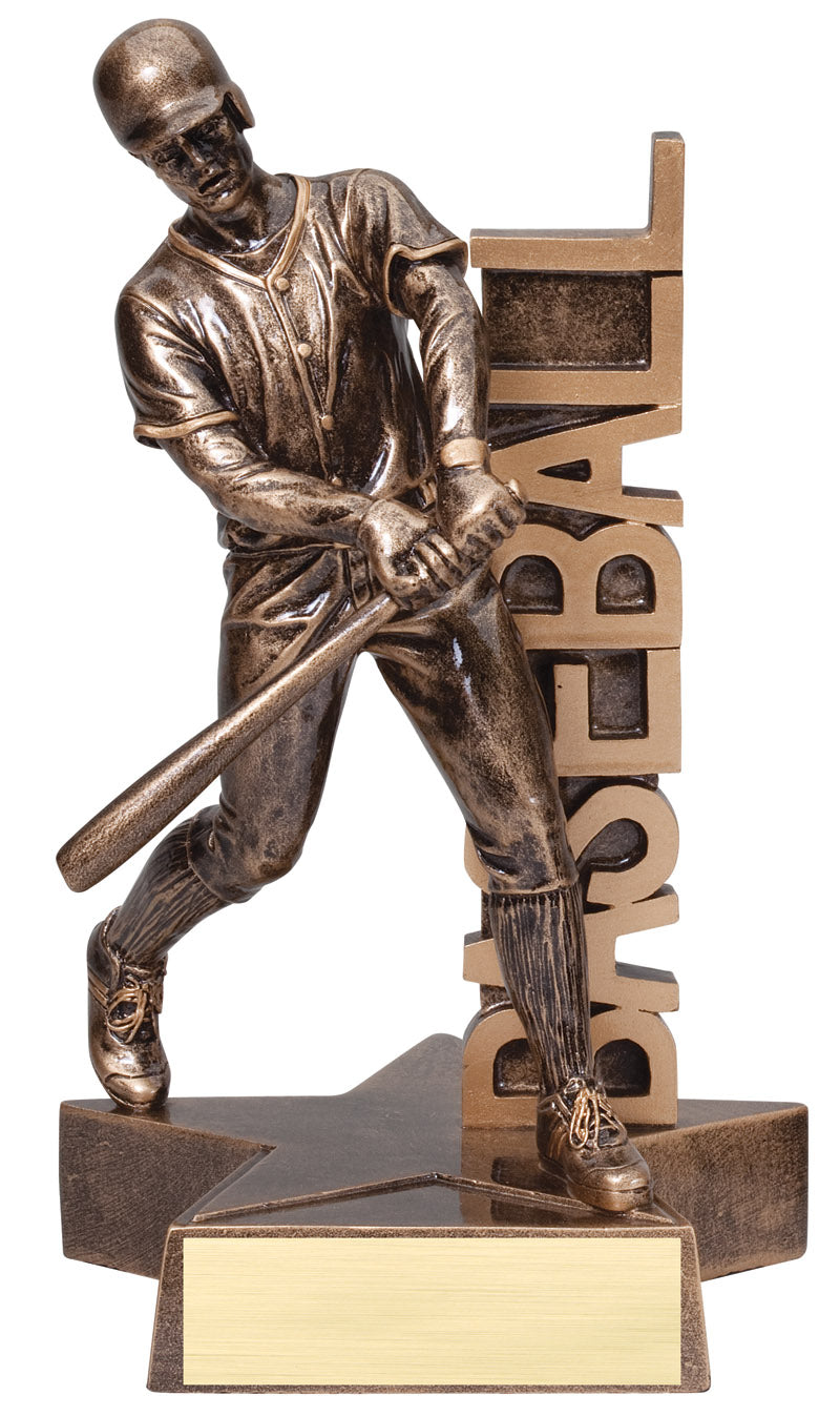 Billboard Baseball Award – 8½ in. with engraving plate, Townline Trophy & Design