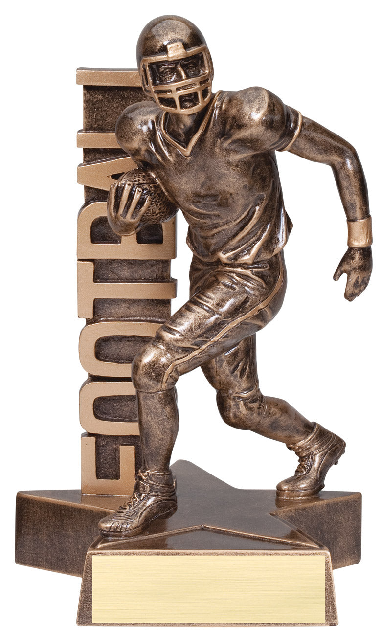 Billboard Football Resin Trophy, 8 1/2 inch