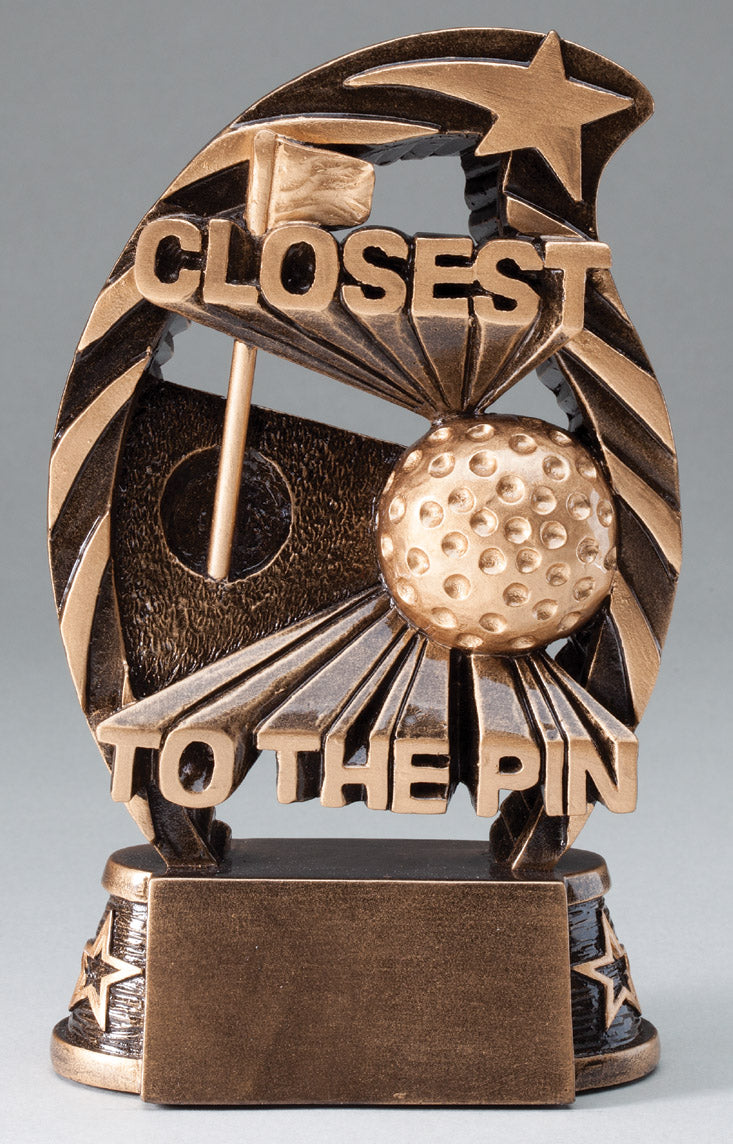Resin golf contest star trophy – Closest to the Pin