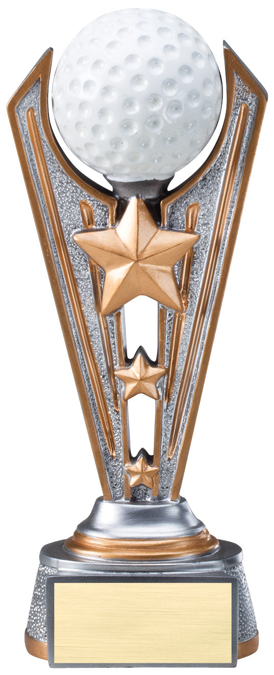 Resin Victory golf trophy, 8¼" size
