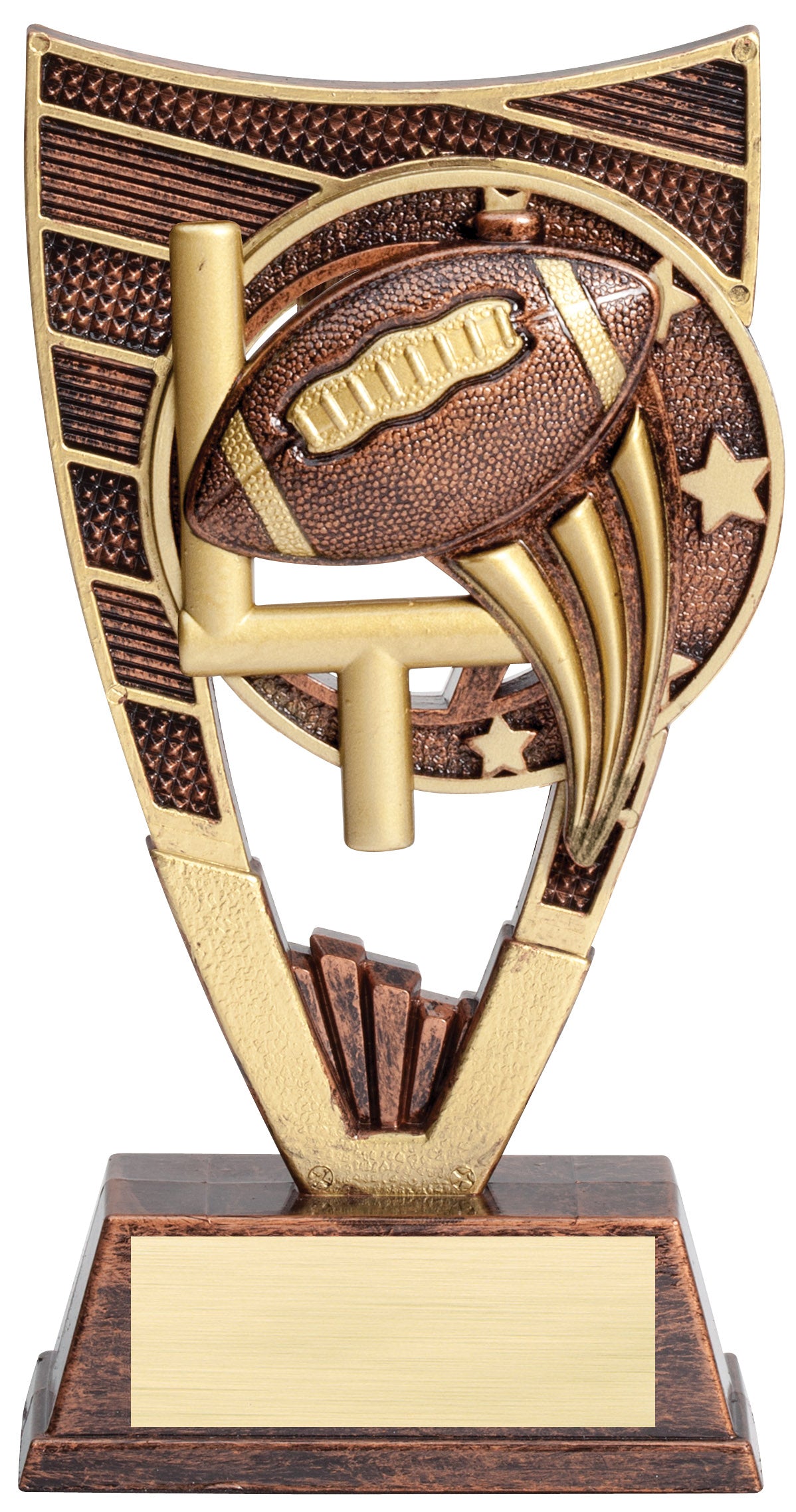 Football Shield Resin Trophy