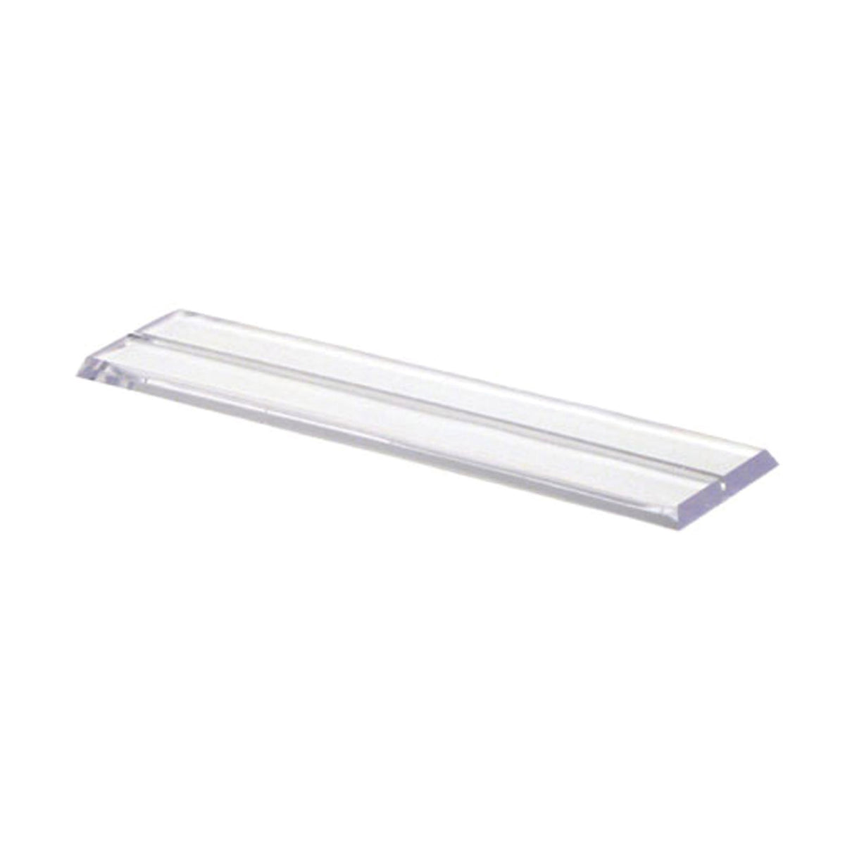 Clear acrylic desk name plate holder for 2 inch engraved name plates