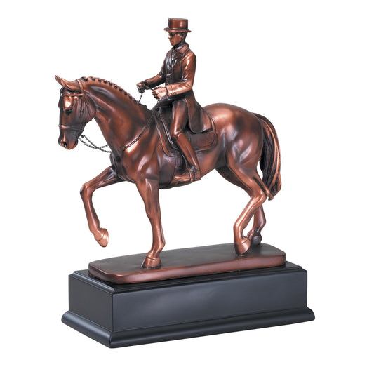 Bronze Dressage Sculpture - Male with engraving plate