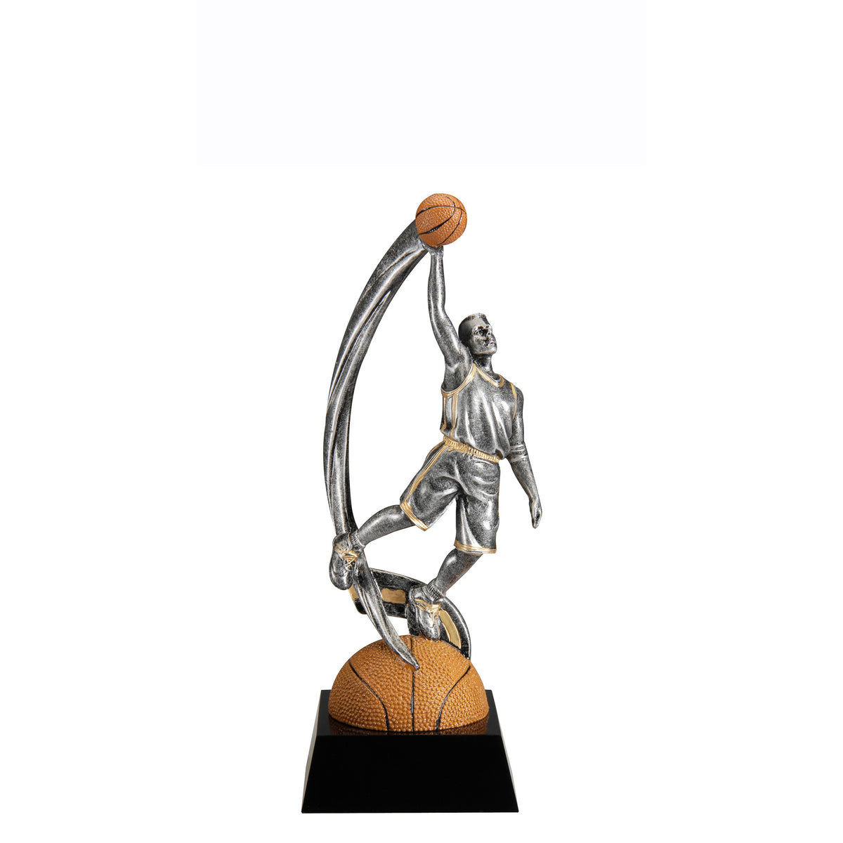 Male Motion Xtreme full color basketball trophy - 8¾"