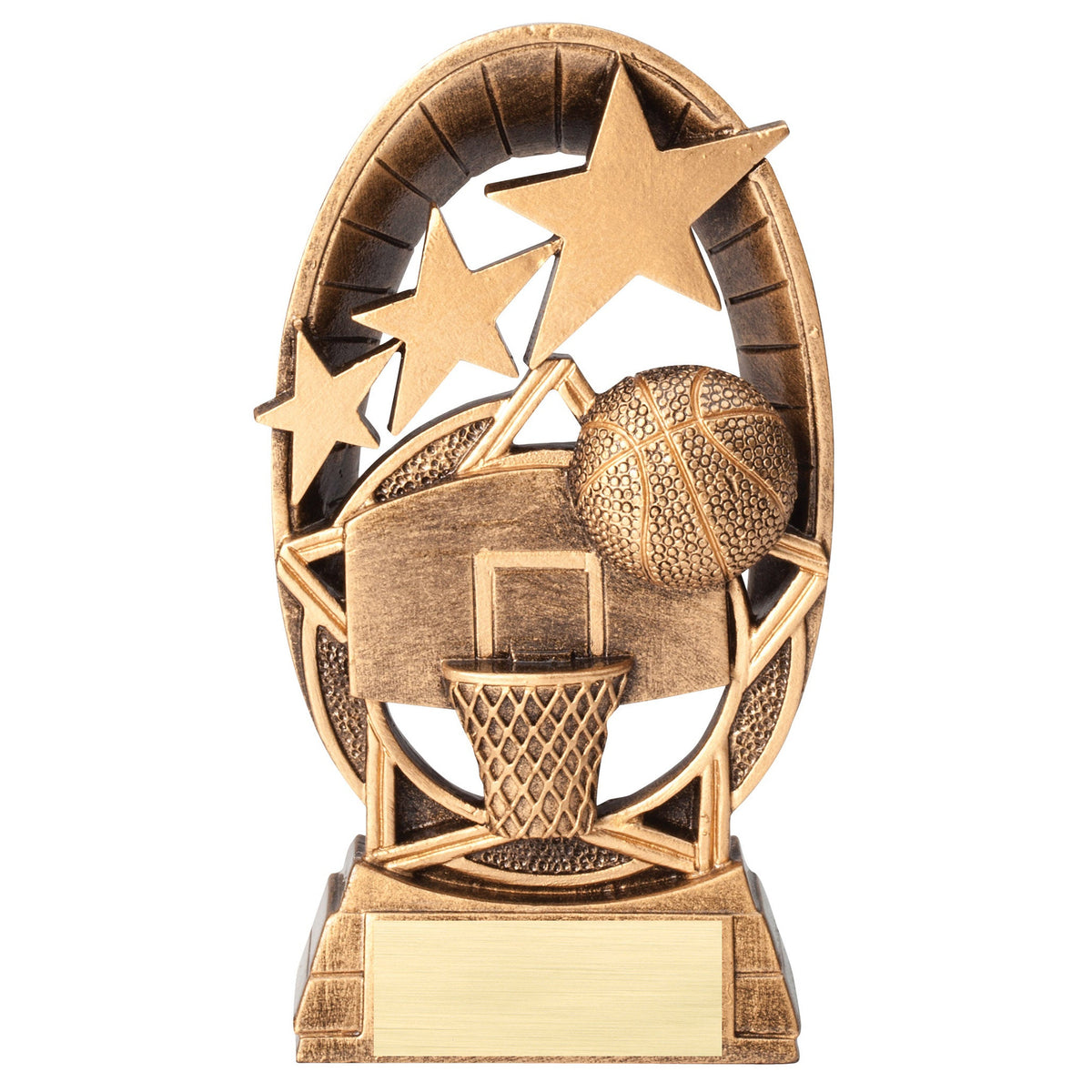 Radiant basketball trophy - 5"