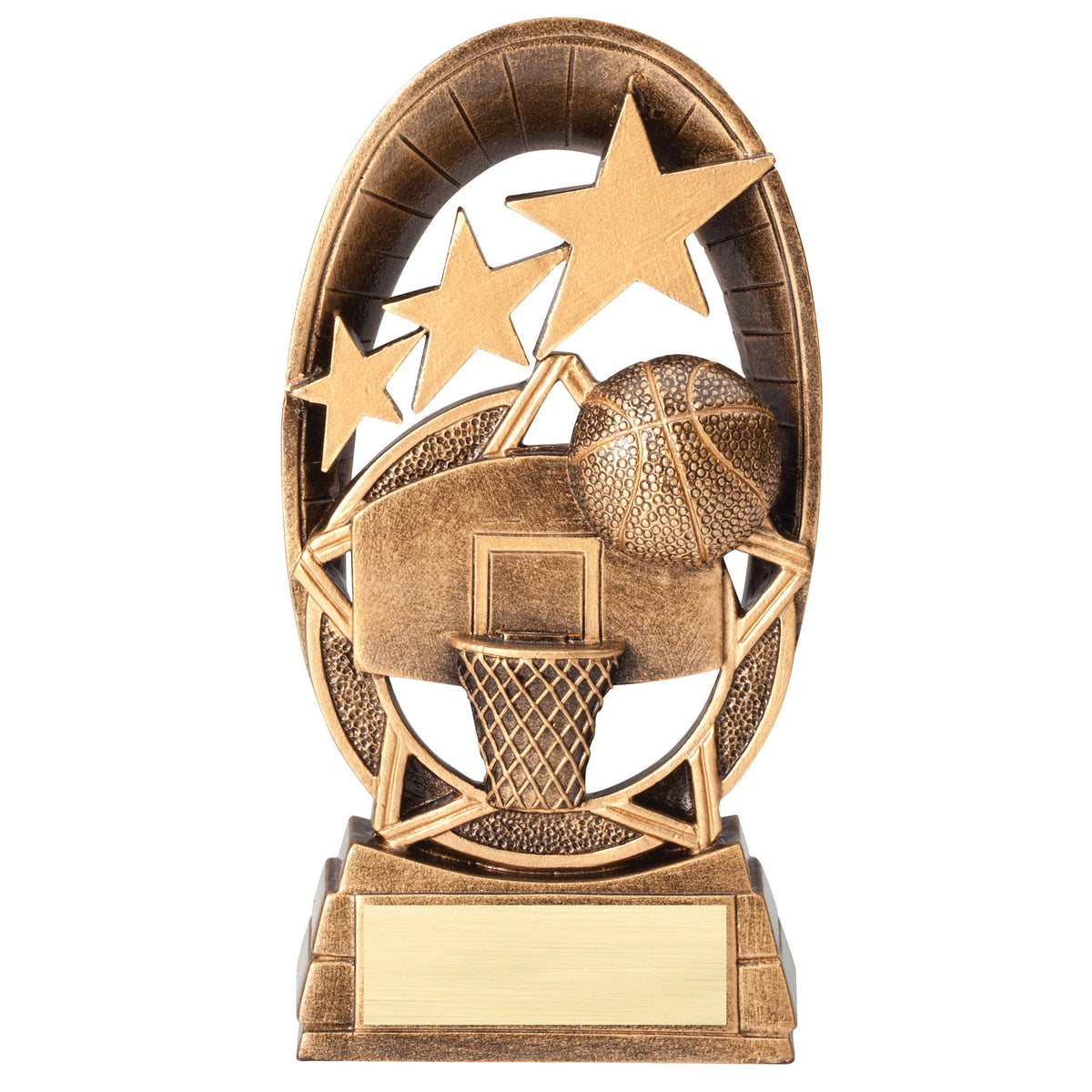 Radiant basketball trophy - 6½"