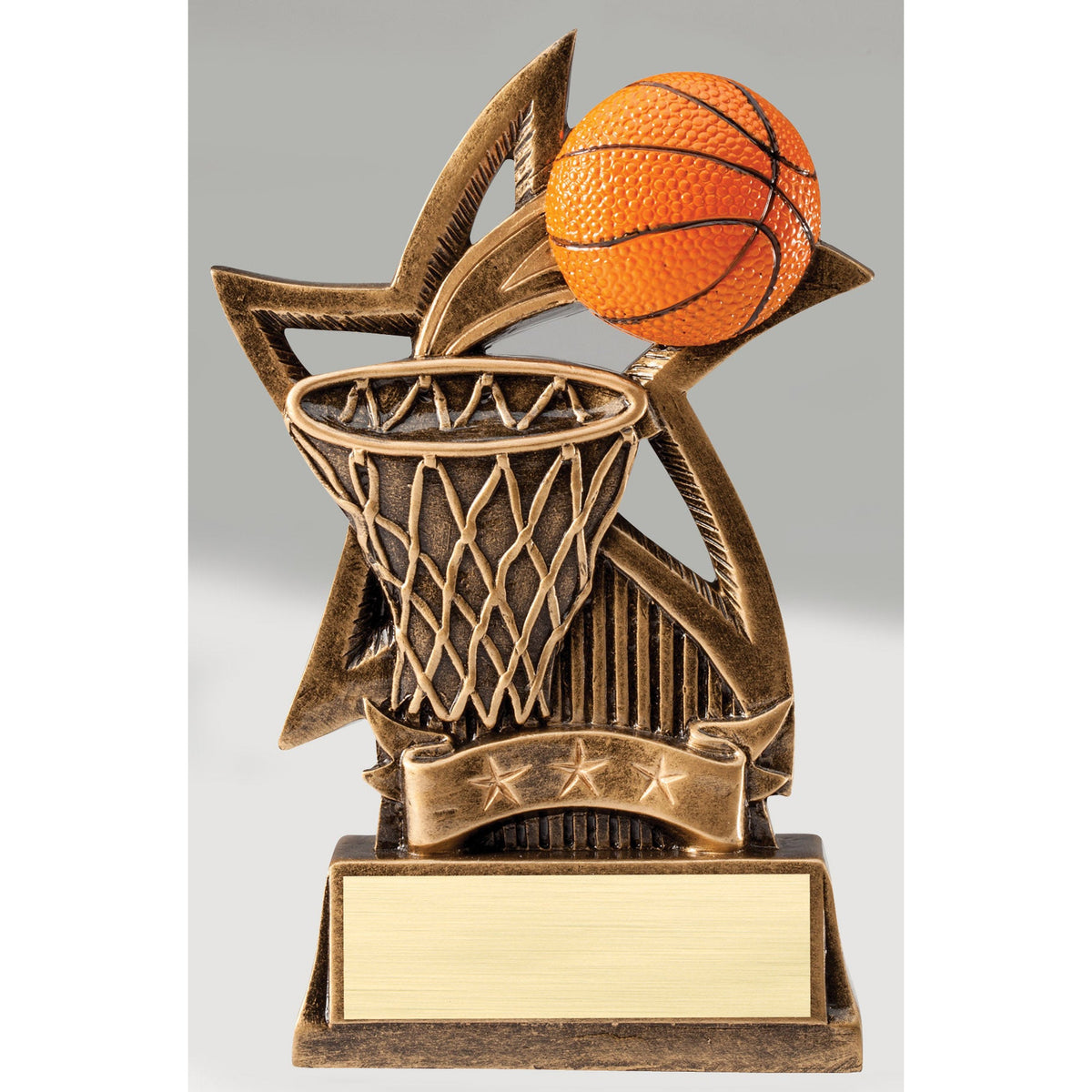 Star series basketball trophy