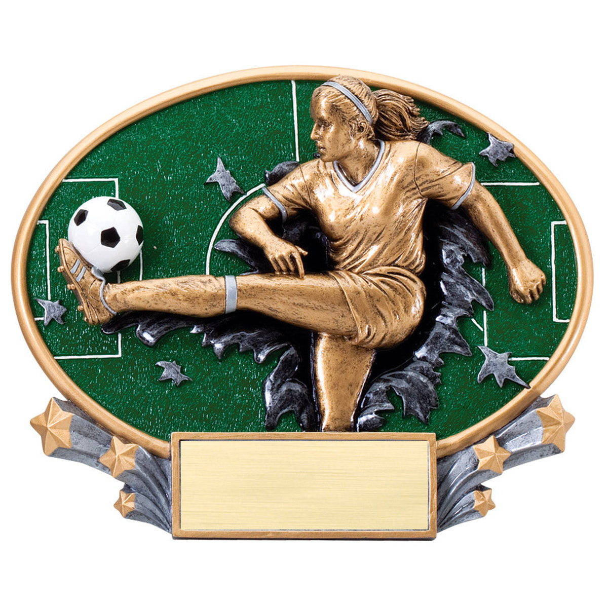 Xplosion Oval Soccer Award – Female