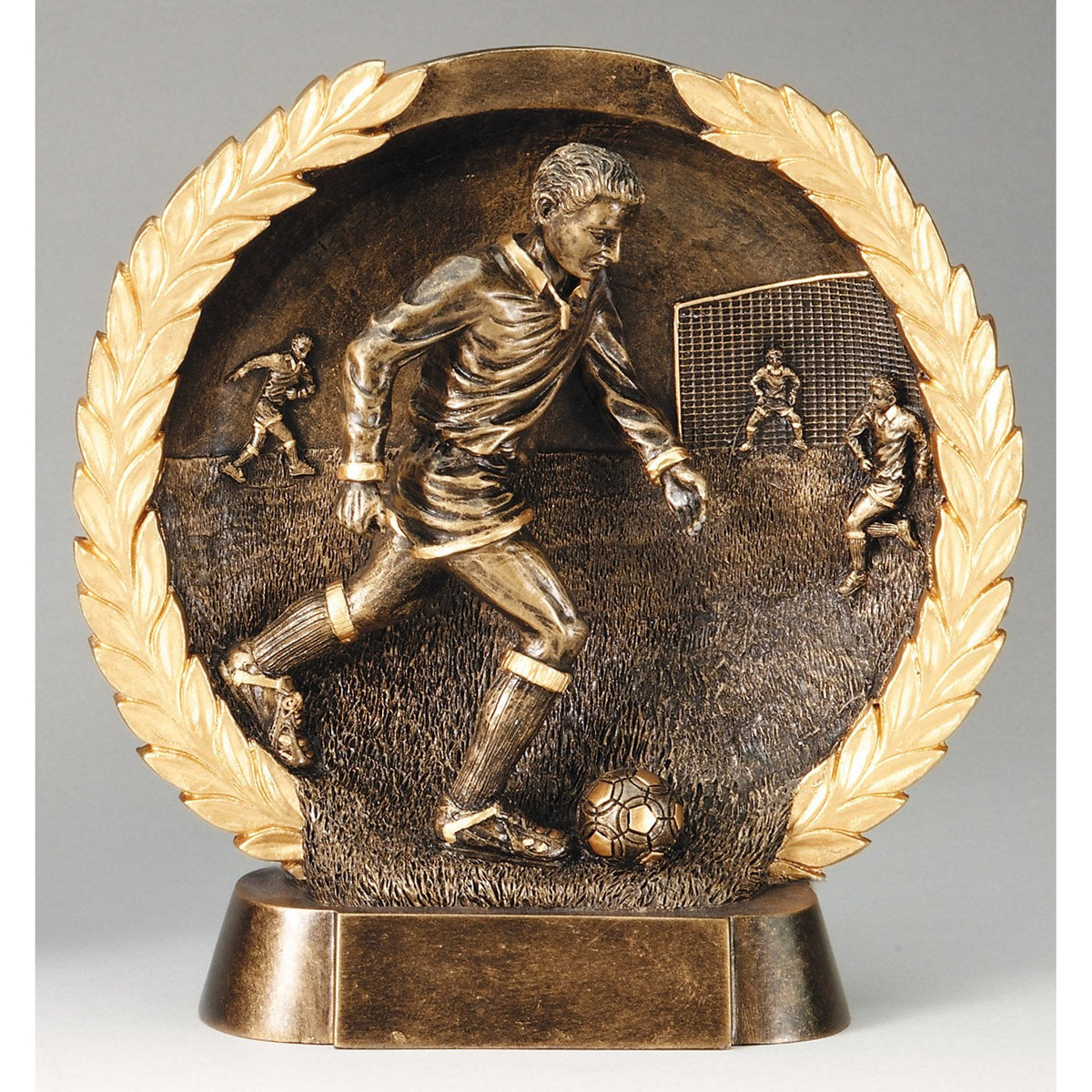 High Relief Soccer Plate Award – Male