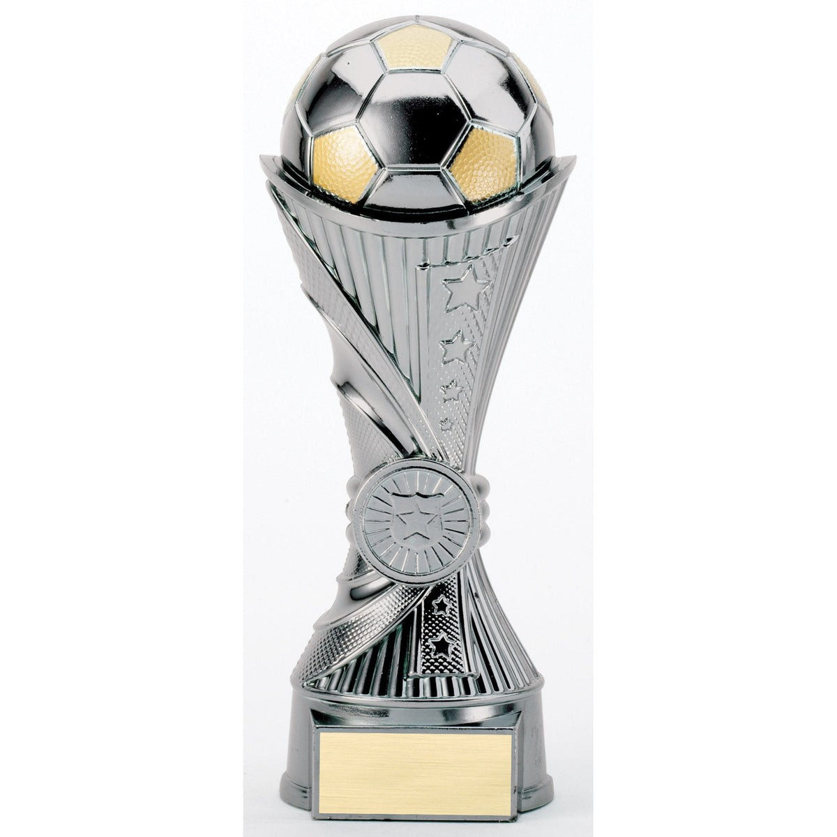 Gunmetal Soccer Sculpture Trophy – 7¾"